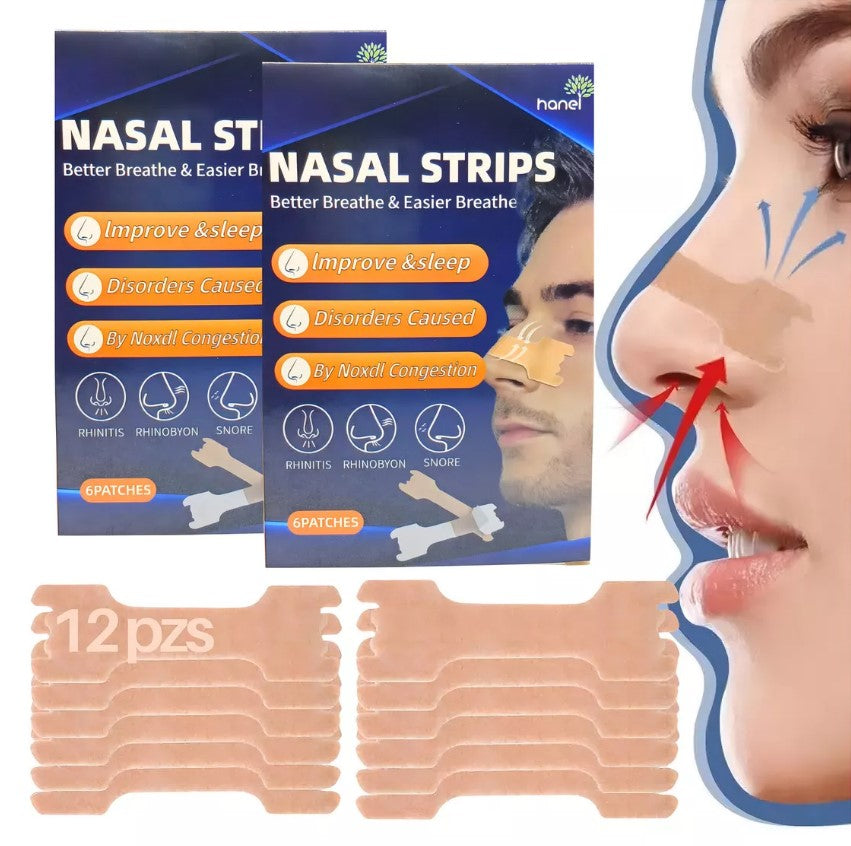 CINTAS NASALES ANTI RONQUIDO