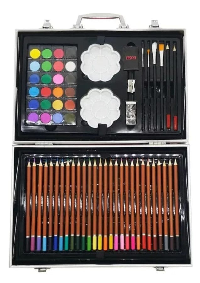 NUEVO KIT DE ARTE EN MALETA METÁLICA