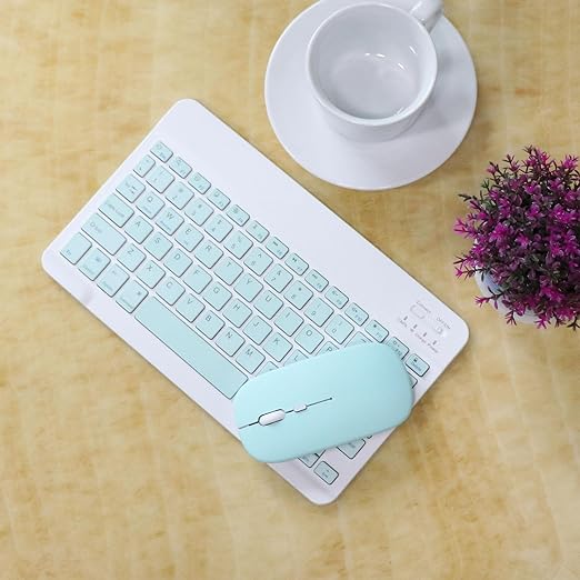 NUEVO TECLADO DE COLORES Y MOUSE INALÁMBRICO