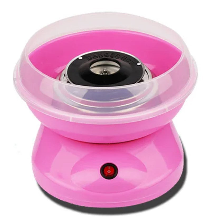 NUEVA MINI MÁQUINA DE ALGODÓN DE AZÚCAR COLOR ROSA