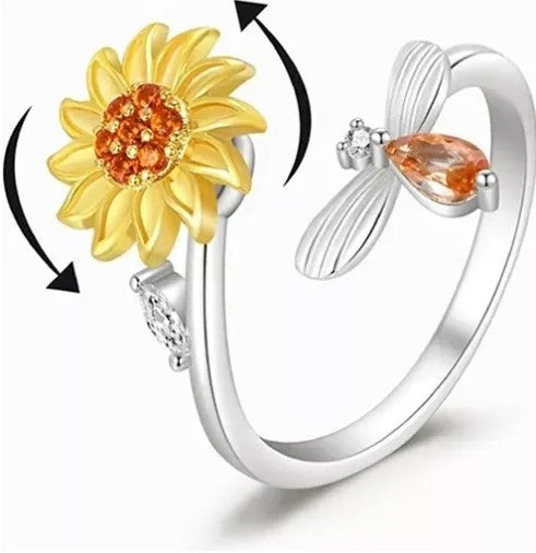 NUEVO ANILLO ANTI ESTRÉS GIRASOL