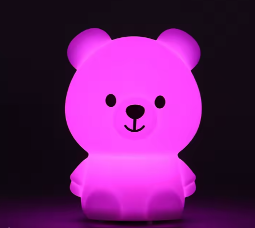 LÁMPARA DE NOCHE CON DISEÑO DE OSO O CONEJO