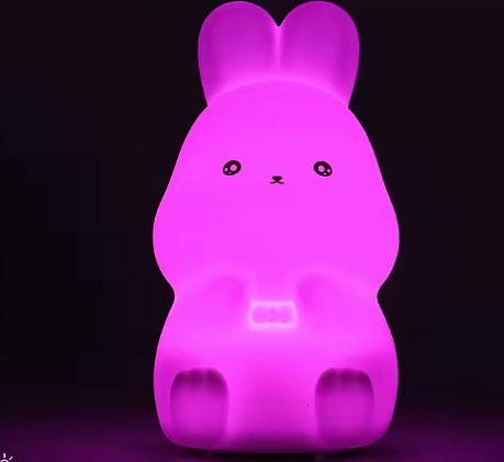 LÁMPARA DE NOCHE CON DISEÑO DE OSO O CONEJO