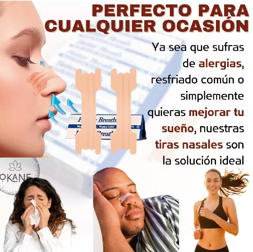CINTAS NASALES ANTI RONQUIDO