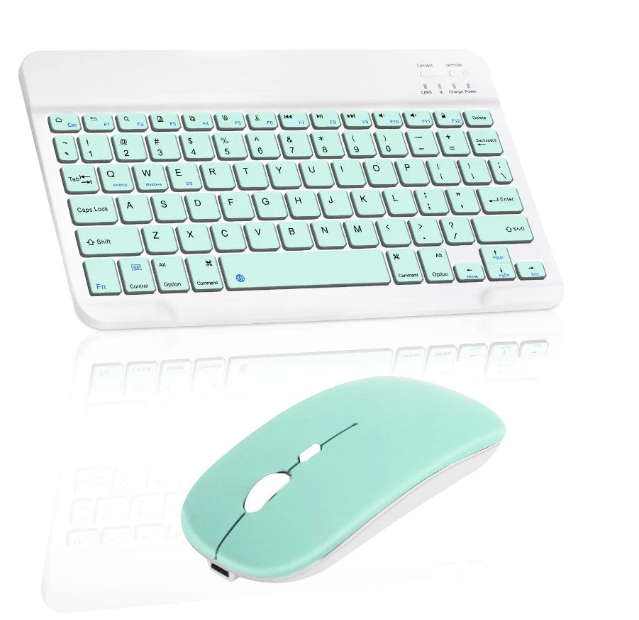 NUEVO TECLADO DE COLORES Y MOUSE INALÁMBRICO