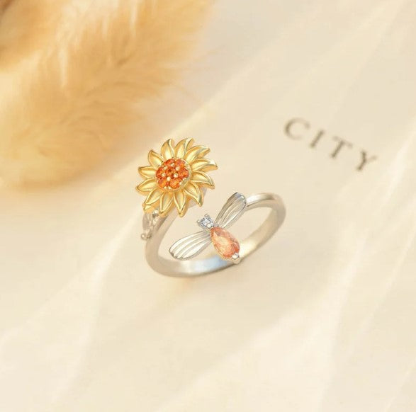 NUEVO ANILLO ANTI ESTRÉS GIRASOL