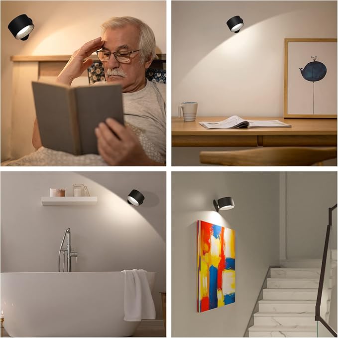 NUEVA LÁMPARA DE PARED TÁCTIL RECARGABLE