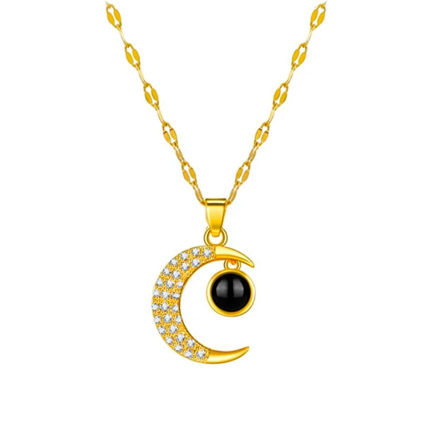 NUEVO COLLAR LUNA TE AMO EN 100 IDIOMAS