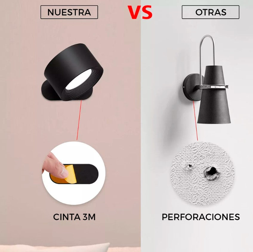 NUEVA LÁMPARA DE PARED TÁCTIL RECARGABLE