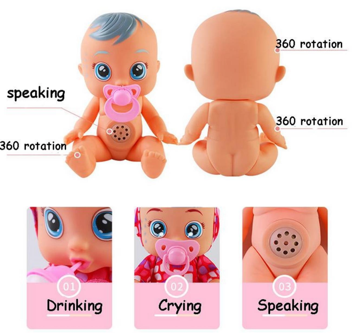 NUEVA MUÑECA  BEBÉ LLORA