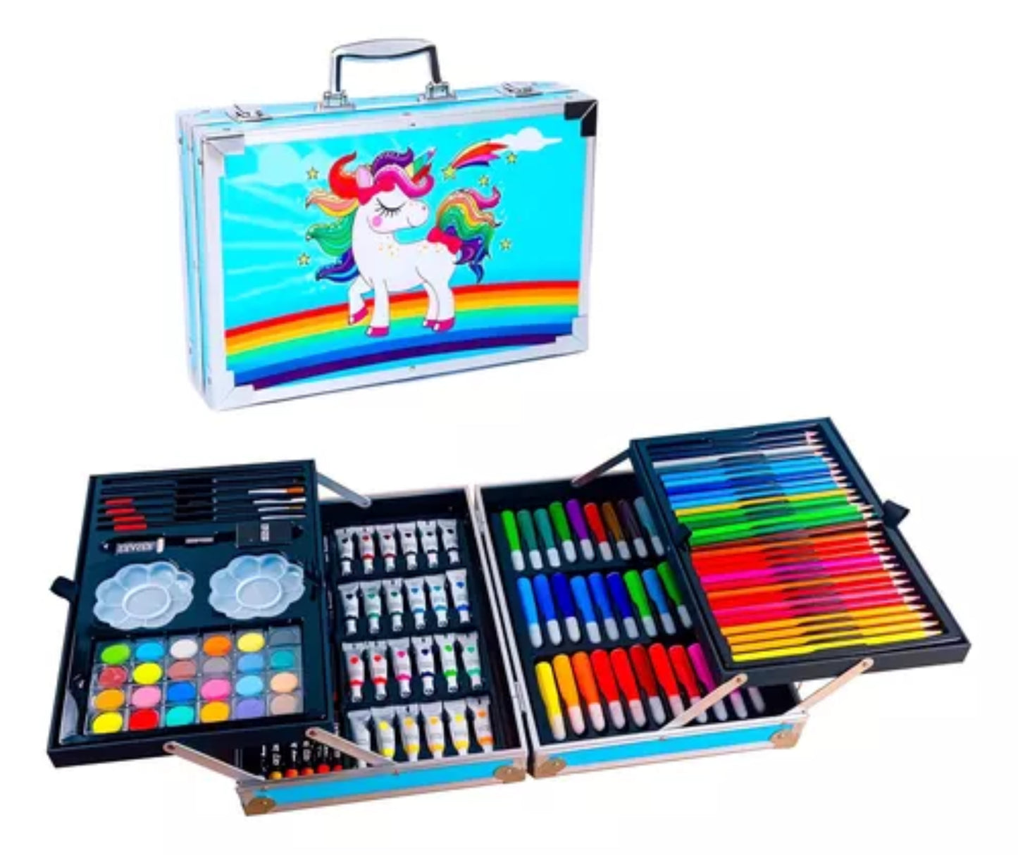 NUEVO KIT DE ARTE EN MALETA METÁLICA