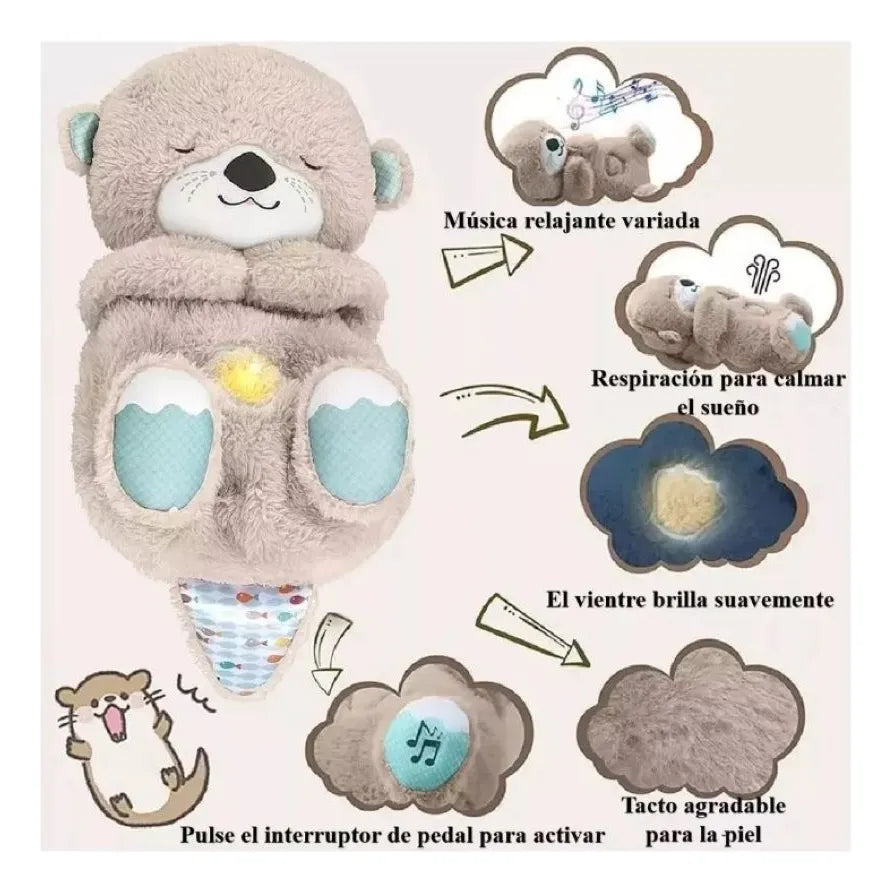 PELUCHE PARA BEBE RESPIRA Y CALMA
