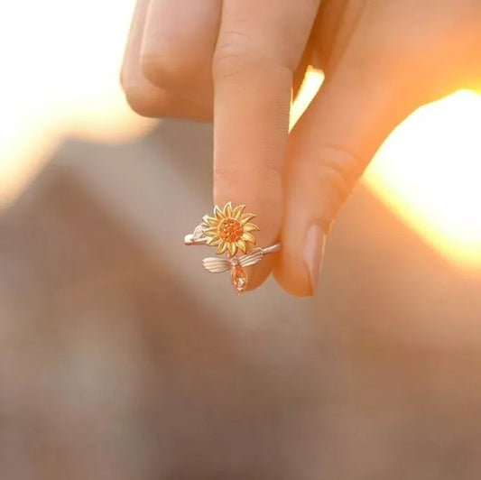 NUEVO ANILLO ANTI ESTRÉS GIRASOL