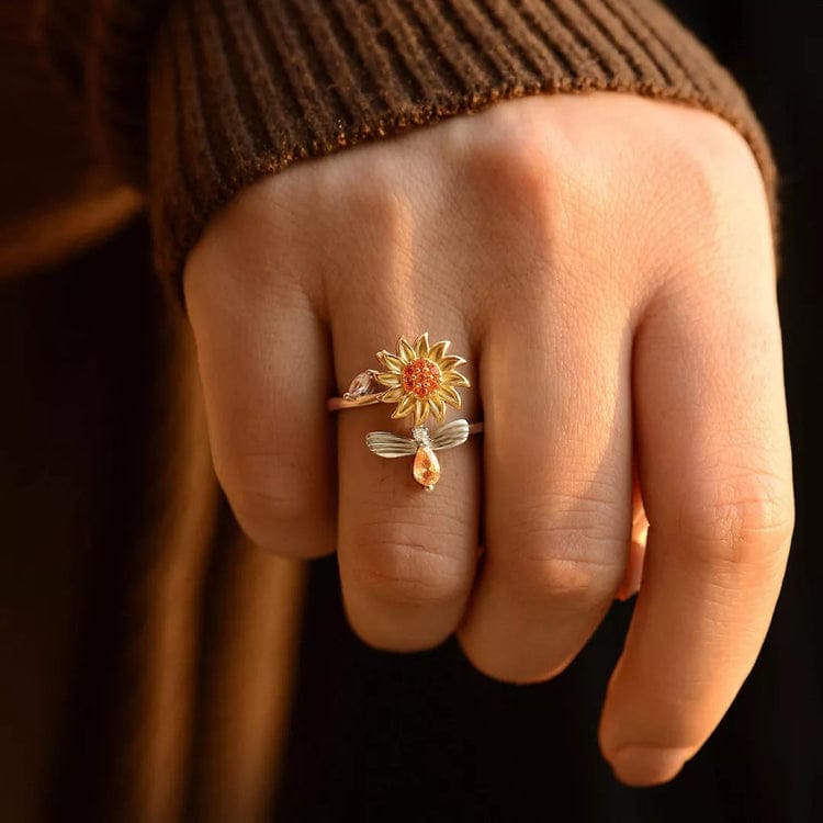 NUEVO ANILLO ANTI ESTRÉS GIRASOL